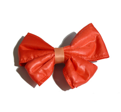 韩国双色蝴蝶结发夹 韩版织带时尚蝴蝶结压夹