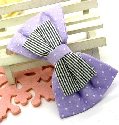 韩国  布艺大蝴蝶结压夹 发夹 顶夹 边夹 头夹----加厚压夹