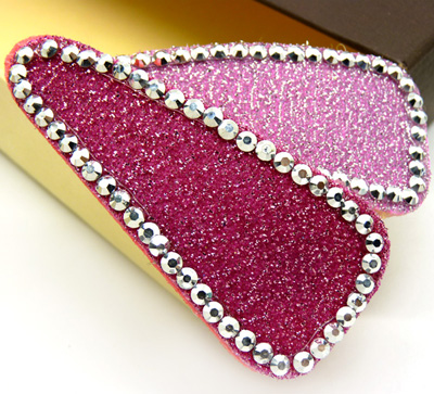 水钻菱形三角压夹发饰头饰 韩国水钻大号BB夹 时尚头饰