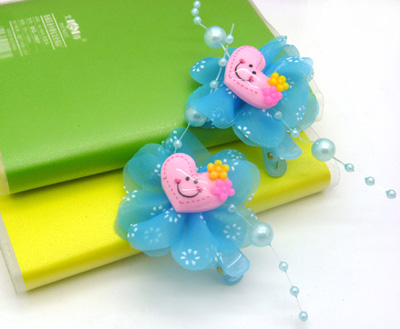 特价心型 儿童头饰压夹韩国宝宝可爱珍珠卡通凯蒂猫头花发夹 水晶发夹