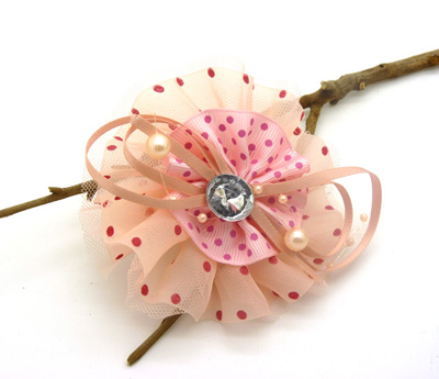 时尚皮筋发饰发圈 蕾丝时尚韩版卡通盘发头绳 珍珠头花头饰 镶钻发绳发饰品