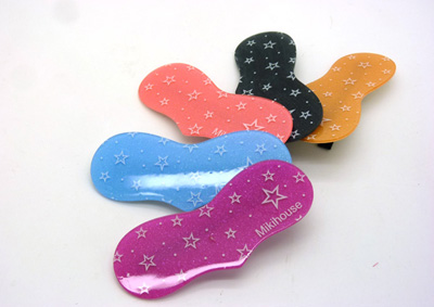 韩国正品发饰头饰品 心型星星点可爱压夹 鸭嘴夹发夹刘海夹边夹压夹