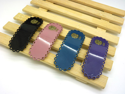 新款热卖饰品 韩国发饰简约头饰压夹 镂空花边玫瑰发夹发饰