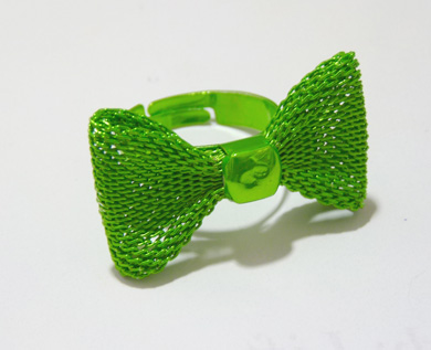 韩国蝴蝶结明星戒指（蝴蝶结D）