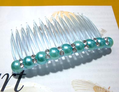 精美珍珠梳夹