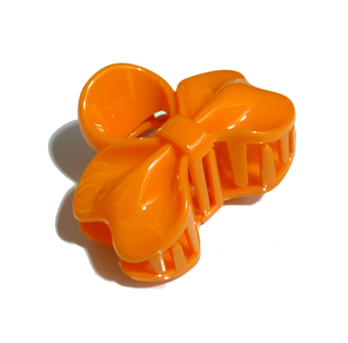 新款塑料蝴蝶结爪夹