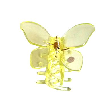 新款水晶蝴蝶质感爪夹