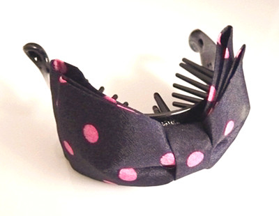 五彩缤纷布艺花点蝴蝶之恋/香蕉夹