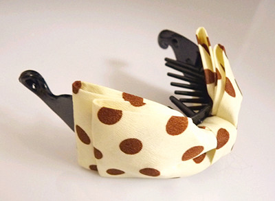 五彩缤纷布艺花点蝴蝶之恋/香蕉夹