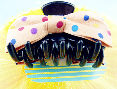 五彩缤纷布艺花点蝴蝶之恋/爪夹