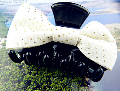 五彩缤纷布艺花点蝴蝶之恋/爪夹