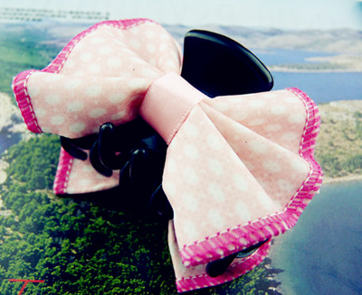 五彩缤纷布艺花点蝴蝶之恋/爪夹