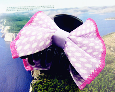 五彩缤纷布艺花点蝴蝶之恋/爪夹