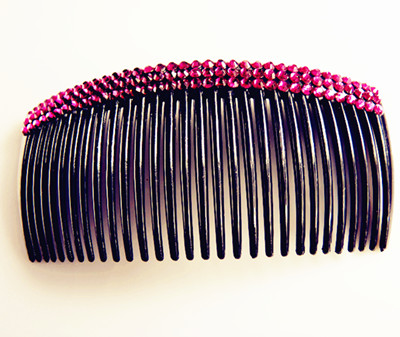 时尚满钻流行古典黑色梳夹