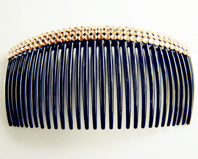 时尚满钻流行古典黑色梳夹