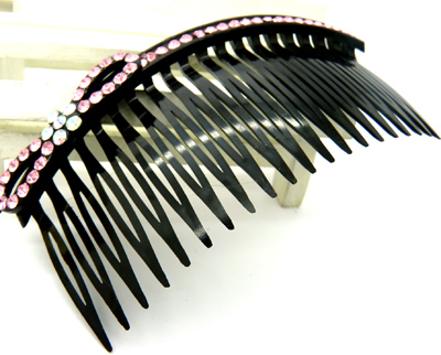 时尚复古水晶镶钻盘发饰品头饰 花饰发梳 插梳 时尚优雅发梳