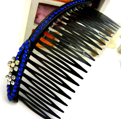 时尚复古水晶镶钻盘发饰品头饰 花饰发梳 插梳 时尚优雅发梳