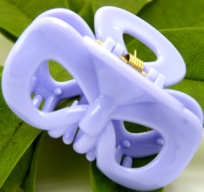 韩国发饰头饰亚克力空心蝴蝶结爪夹大爪子发夹