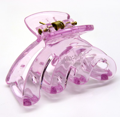 头饰大抓夹时尚中号发抓马尾大夹子头饰简约花边