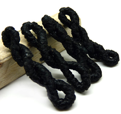 经济型优质耐用皮筋 黑色皮筋 特价一包4根