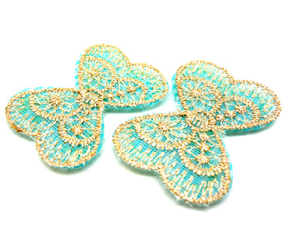 时尚清新蕾丝刘海贴 头饰发饰韩国进口正品 固定树叶蝴蝶亮片美发魔法贴