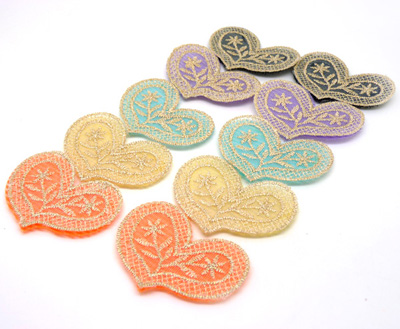 蝴蝶结花朵心型刘海贴 曼恋魔法贴儿童发饰发帖发粘头饰 固定粘头饰魔法万能贴