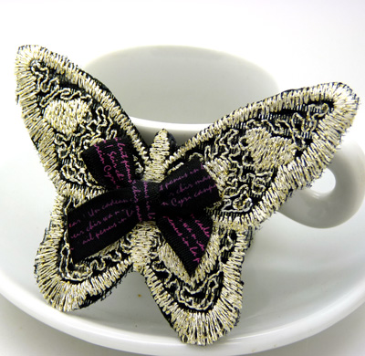 日韩新品 新奇特盘发工具 可爱蝴蝶刘海贴 造型贴 魔法贴 万能贴