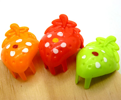 韩国婴儿童发饰头饰 长耳小兔子 樱桃小爪夹 时尚可爱菠萝儿童发夹3个抓夹	