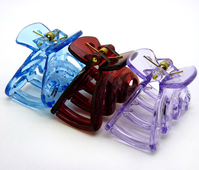 时尚发夹发抓 韩式发卡炫彩八爪抓夹 韩版盘发头饰品