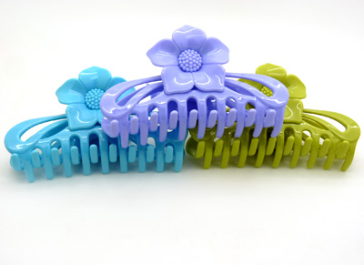 韩版时尚花瓣大号发抓抓夹 头饰发饰发夹 18爪夹