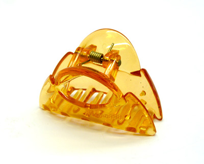 韩版时尚简约亚克力发抓发夹 抓夹头发固定爪子竖夹 水晶时尚发夹