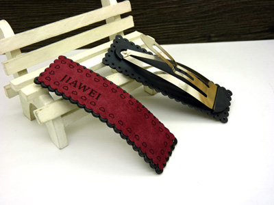 韩版磨砂纯色布艺bb夹 时尚个性刘海夹发夹边夹子 AB夹顶夹 大号头饰饰品