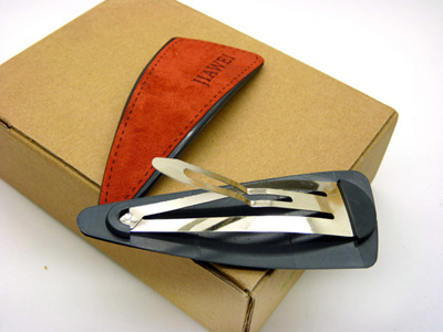 个性潮流不规则三角形韩版磨砂纯色布艺bb夹 刘海夹发夹边夹子 AB夹顶夹 大号头饰饰品