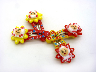 特价韩国时尚饰品 儿童发夹 喜羊羊BB夹 儿童边夹 刘海夹发饰头饰品配饰