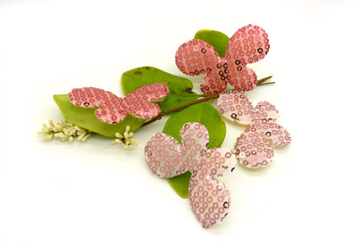 韩国时尚饰品宝宝儿童发饰魔术发帖个性刘海贴 万能美发贴 亮片魔法帖4个装