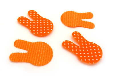 韩国时尚流行发饰可爱卡通刘海贴 蝴蝶结发贴爱心无痕贴 -魔法帖（4片装）