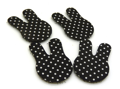 韩国时尚流行发饰可爱卡通刘海贴 蝴蝶结发贴爱心无痕贴 -魔法帖（4片装）