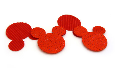 韩国时尚流行发饰可爱卡通刘海贴 蝴蝶结发贴爱心无痕贴 -魔法帖（4片装）