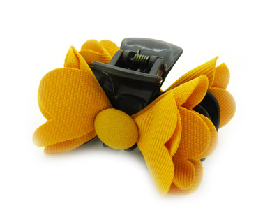 韩版新款发饰头饰品 经典布艺蝴蝶结发夹子发抓夹发卡对夹 -爪夹