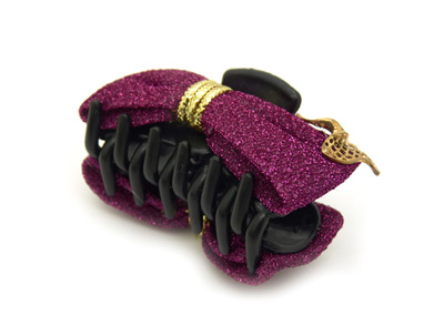 韩版时尚新款发饰 纯手工缎带蝴蝶结抓夹发抓 布艺发夹原创头饰 -爪夹