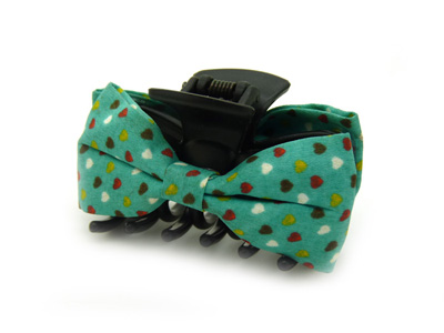 韩版时尚新款发饰 纯手工缎带蝴蝶结抓夹发抓 布艺发夹原创头饰 -爪夹