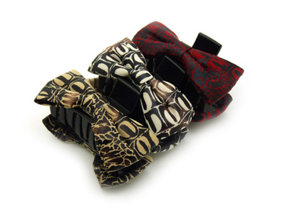 韩版时尚新款发饰 纯手工缎带蝴蝶结抓夹发抓 布艺发夹原创头饰 -爪夹