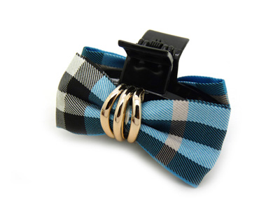 进口朔胶爪夹发饰 韩版布艺蝴蝶结抓夹扭夹 时尚头饰 -女清新发夹