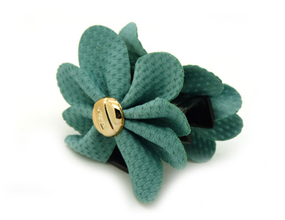 进口朔胶爪夹发饰 韩版布艺蝴蝶结抓夹扭夹 时尚头饰 -女清新发夹