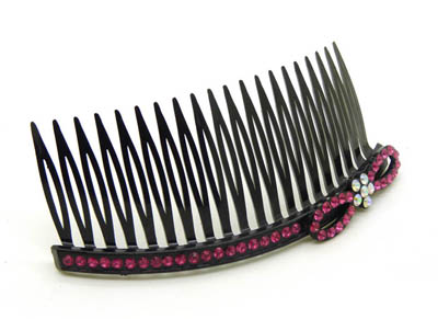 韩版高档饰品 盘发水钻大插梳 刘海发梳头饰发饰 -水钻发梳