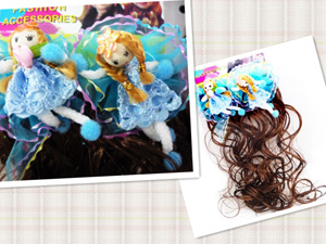 可爱卡通娃娃假发