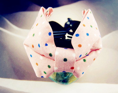 时尚五彩缤纷花点蝴蝶之恋/香蕉夹