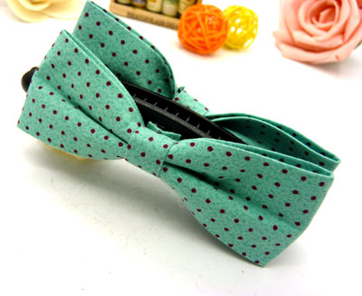 2013韩版竖夹香蕉夹印花蝴蝶结花点发饰头饰品发夹发卡秋冬 香蕉夹