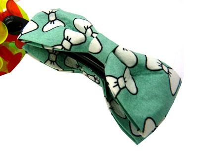 2013韩版竖夹香蕉夹印花蝴蝶结花点发饰头饰品发夹发卡秋冬 香蕉夹