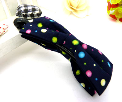 2013韩版竖夹香蕉夹印花蝴蝶结花点发饰头饰品发夹发卡秋冬 香蕉夹